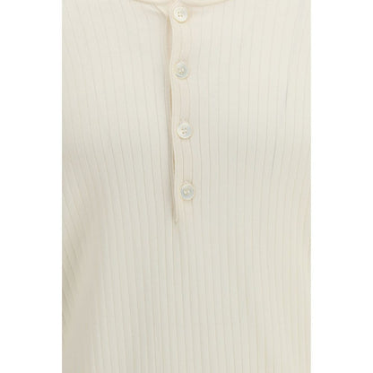Our Legacy Beige Katoenen T-shirt met lange mouwen