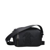 Sac bandoulière Roberto Cavalli en cuir noir