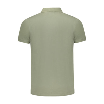 Noorwegen 1963 Verde Katoen Herenpolo