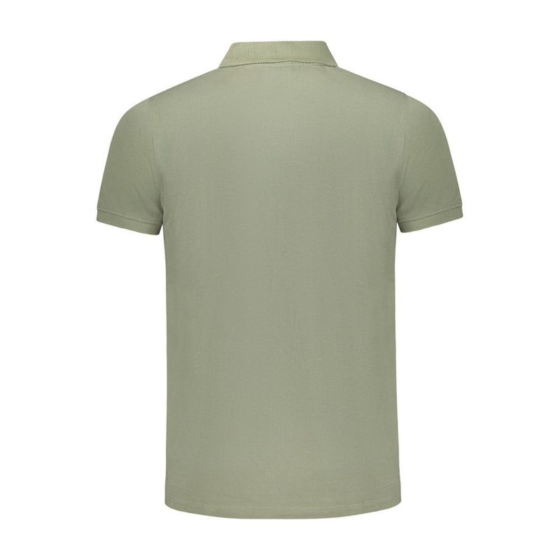 Noorwegen 1963 Verde Katoen Herenpolo