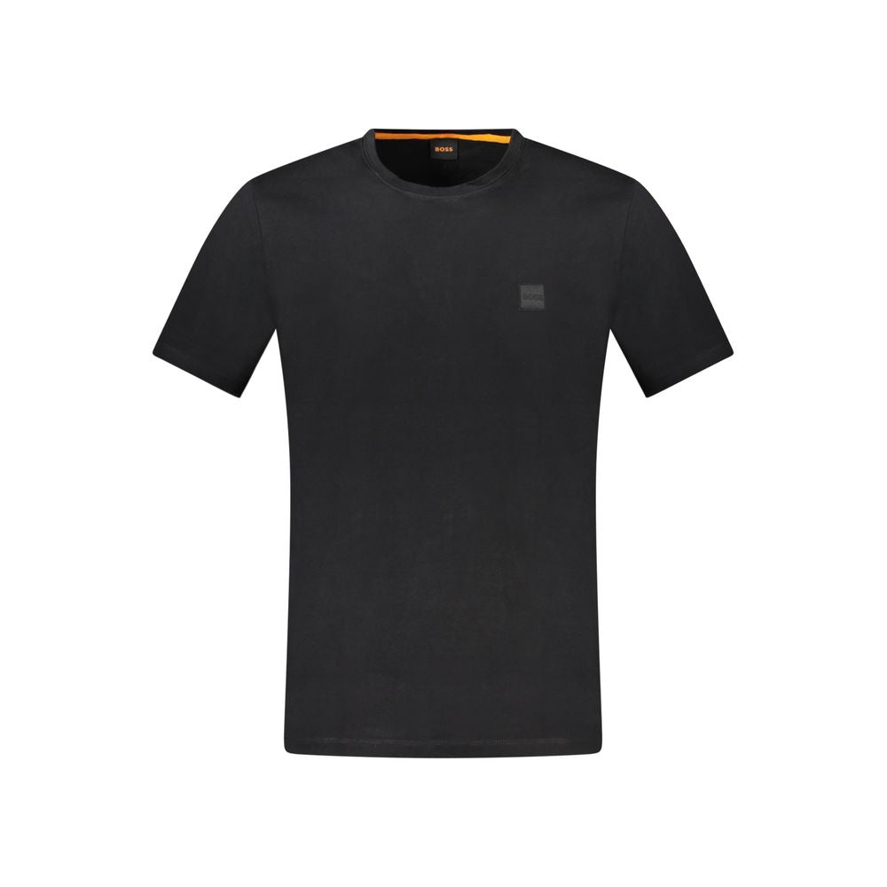Hugo Boss Zwart Katoenen Heren T-Shirt