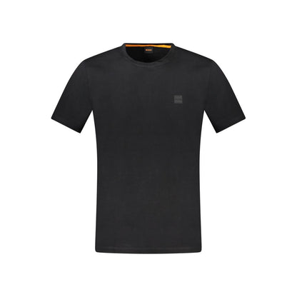 Hugo Boss Zwart Katoenen Heren T-Shirt
