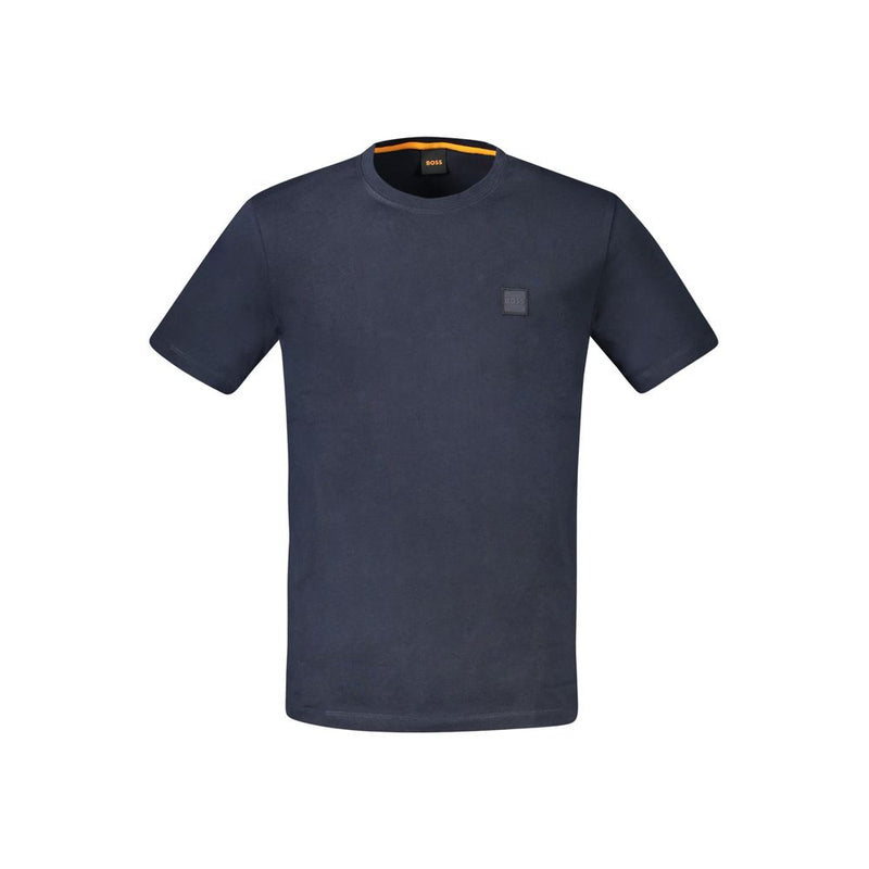 T-shirt homme en coton bleu Hugo Boss