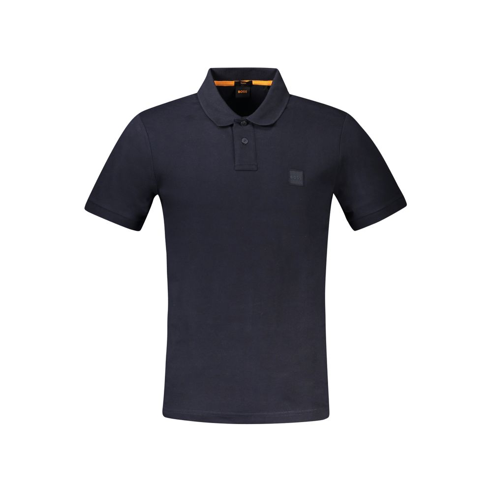 Polo Hugo Boss en coton bleu pour homme
