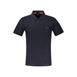 Polo Hugo Boss en coton bleu pour homme