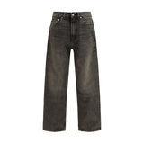 Our Legacy Black Cotton Relaxed Fit Jeans - Third Cut Nocturne