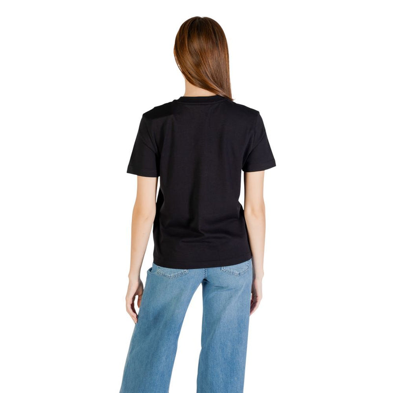 T-Shirt en Coton Noir HERO SS CLASSIC MONO de Calvin Klein Jeans