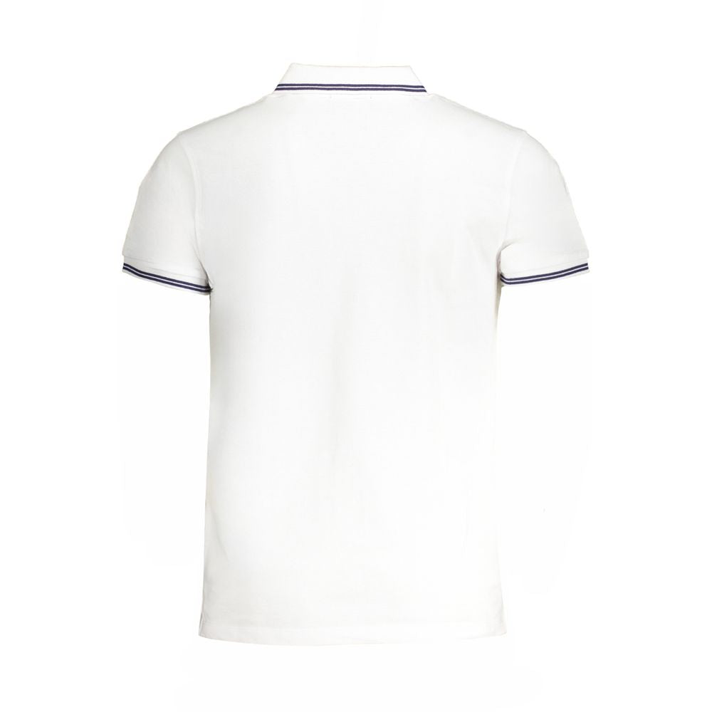 Polo homme Cavalli Class Bianco en coton