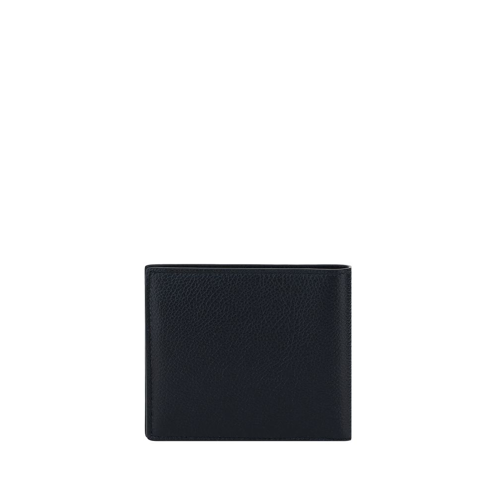 Portefeuille Balenciaga Bos Taurus en cuir de veau noir