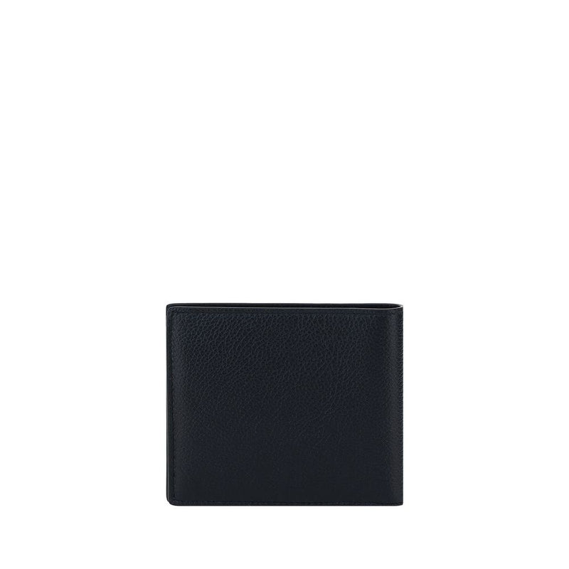 Portefeuille Balenciaga Bos Taurus en cuir de veau noir