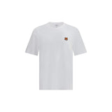 Maison Kitsuné White Cotton T-Shirt - Fox Head Design