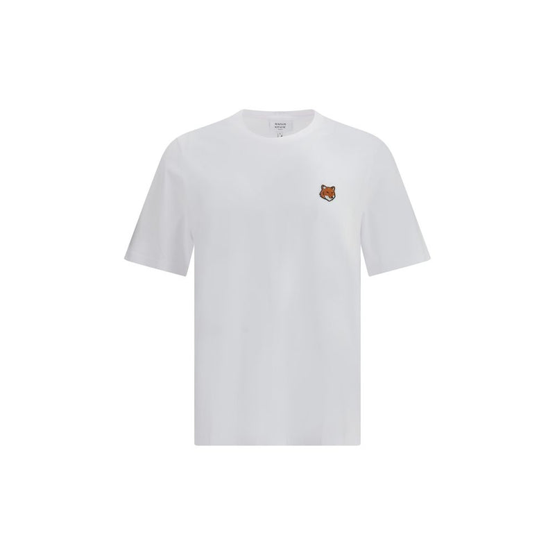 Maison Kitsuné Wit Katoenen T-Shirt
