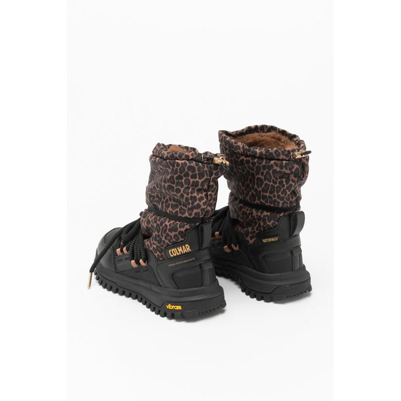 Colmar Black Polyester Ankle Boots for Women