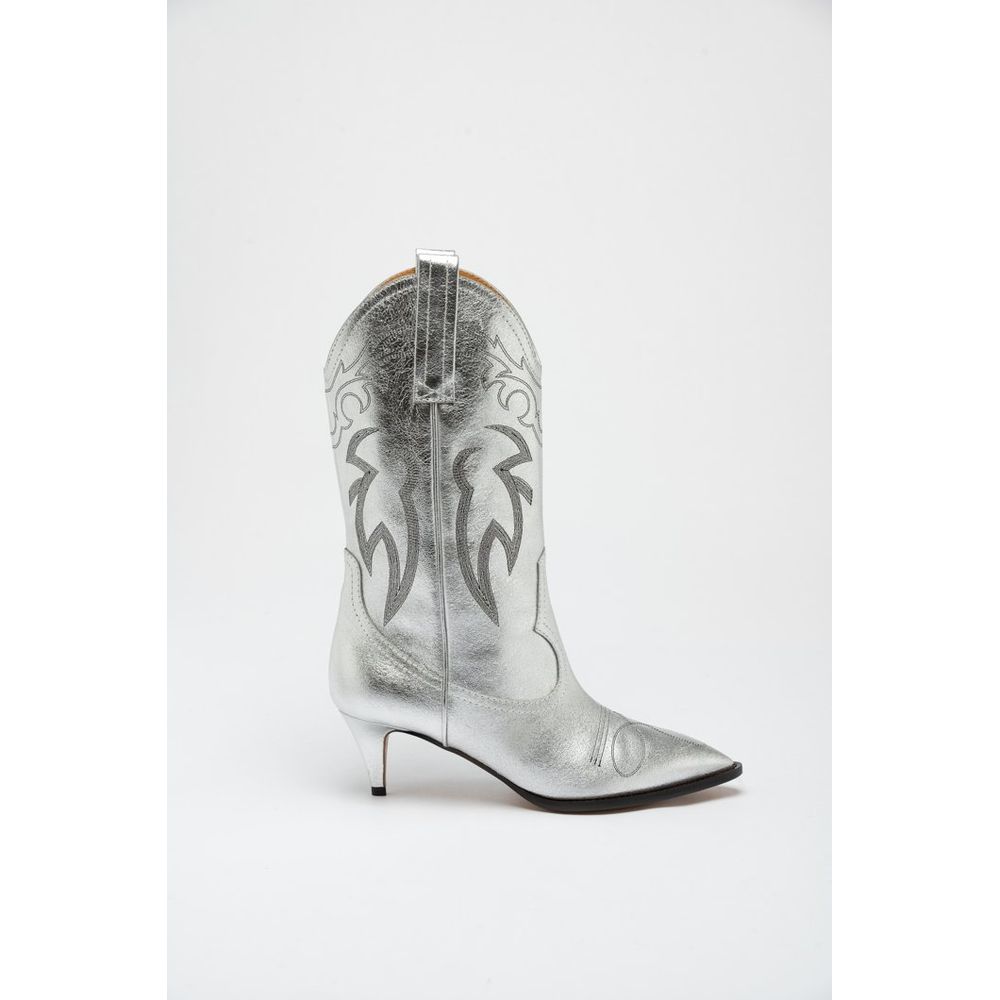Moschino Multicolor Viscose High Heel Boots for Women