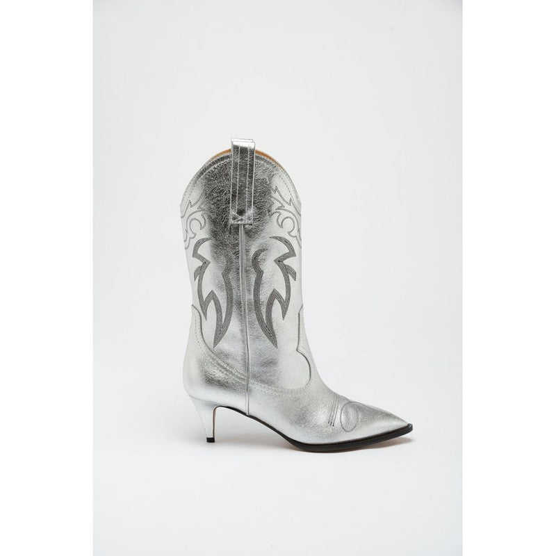 Moschino Multicolor Viscose High Heel Boots for Women