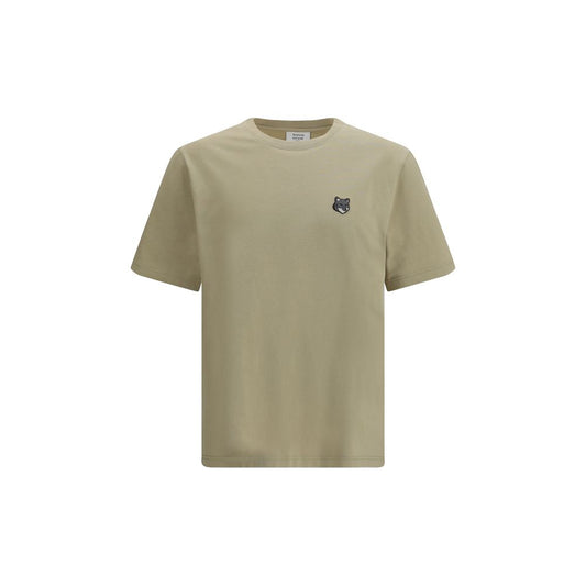 Maison Kitsuné Tweekleurig Katoenen T-Shirt