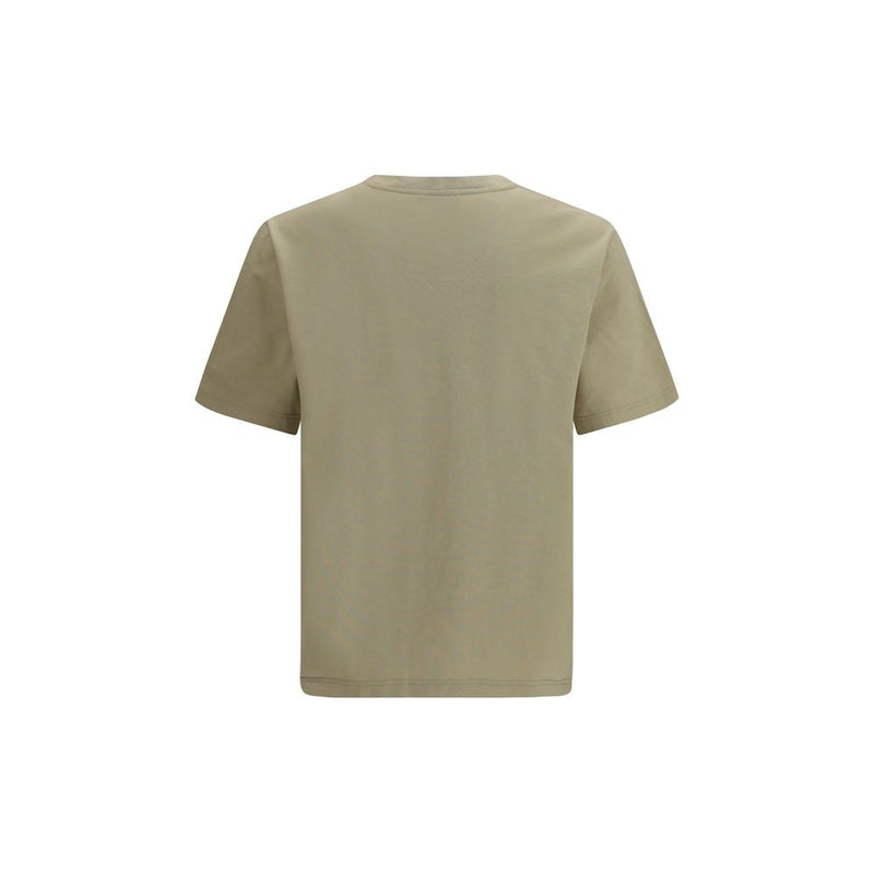 Maison Kitsuné Tweekleurig Katoenen T-Shirt