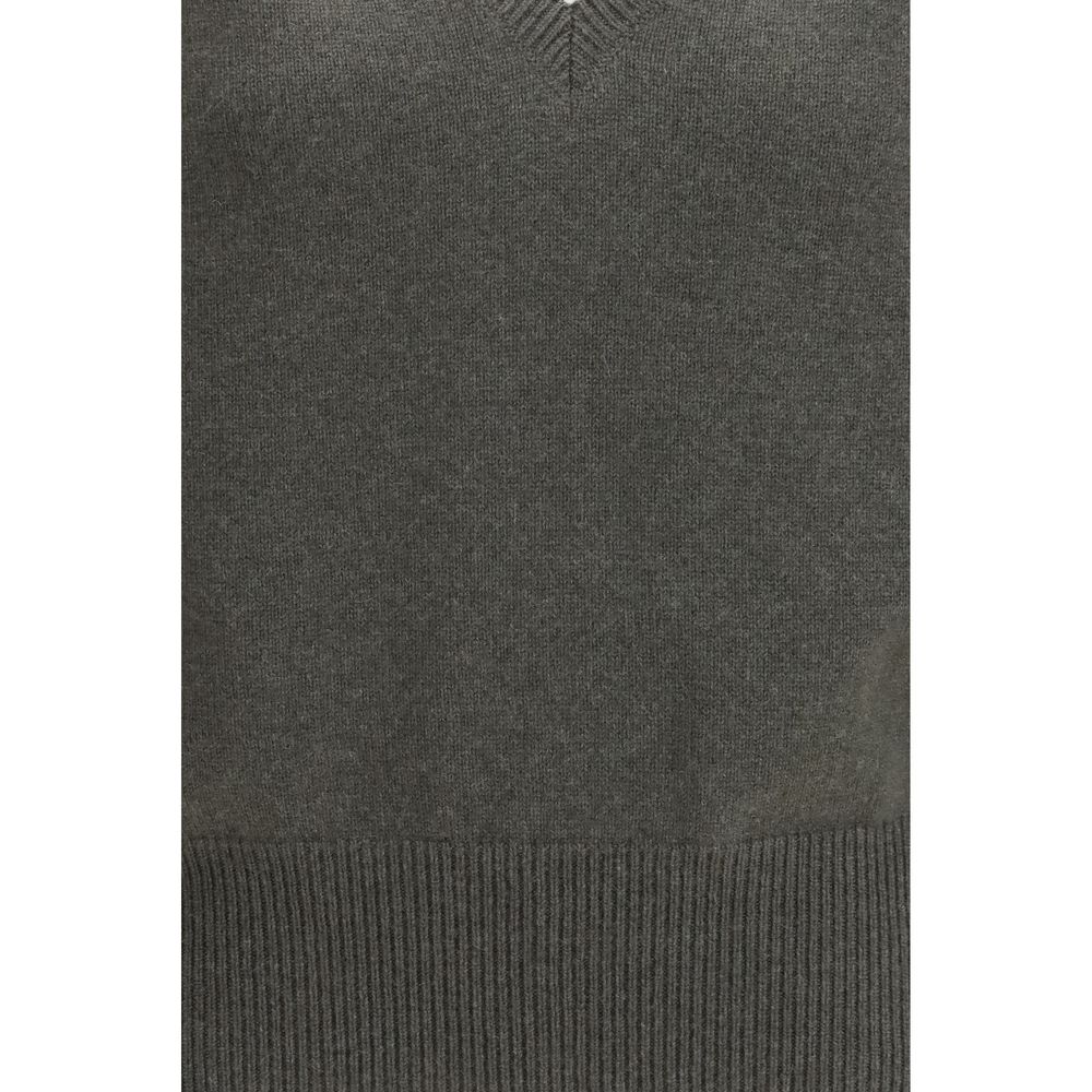 SA SU PHI Bicolor Cashmere Sweater - Timeless Elegance