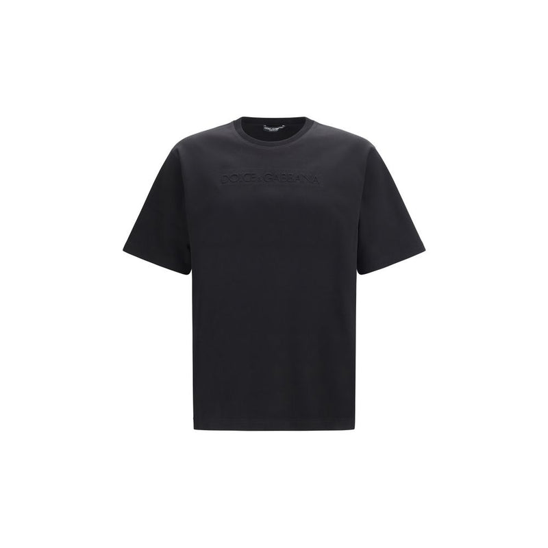 T-shirt en coton noir Dolce &amp; Gabbana
