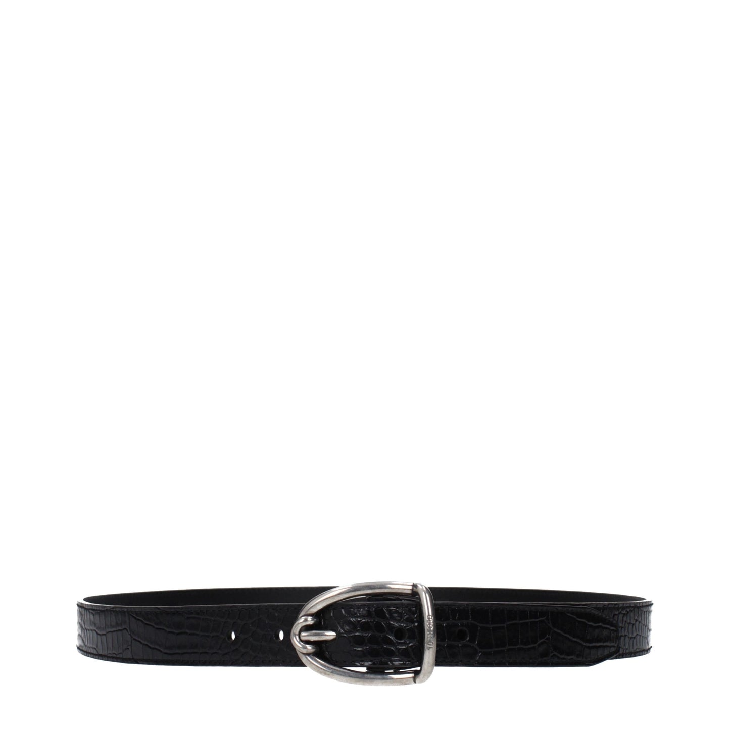 Ceinture Classique en Cuir Noir Tom Ford