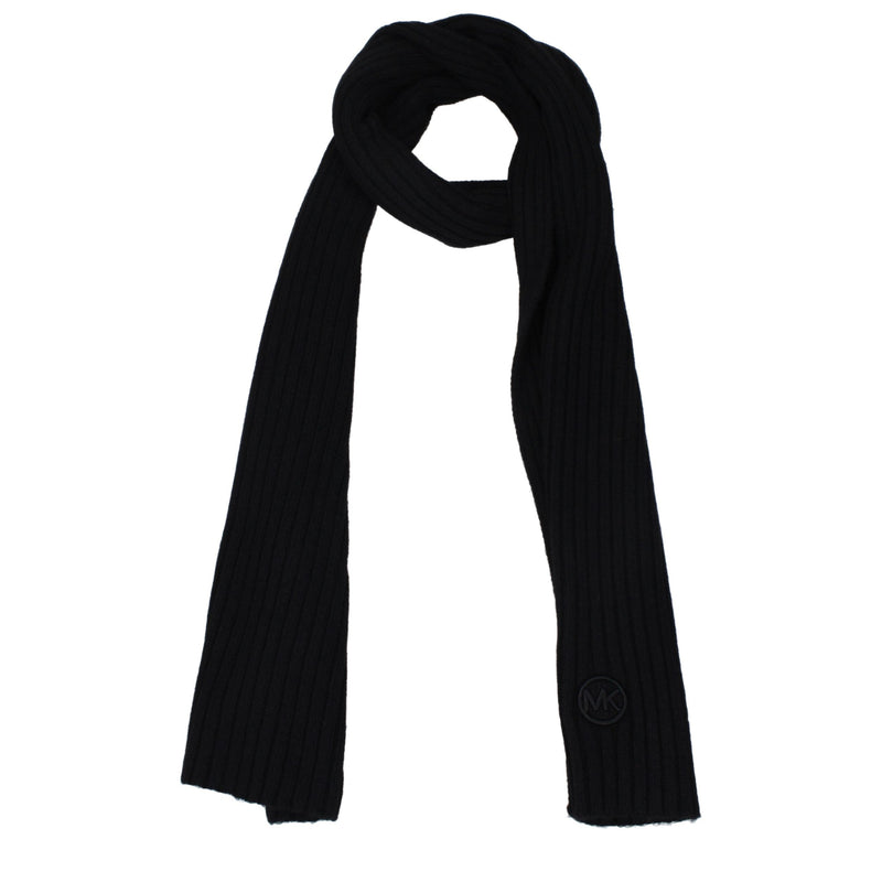 Michael Kors Black Polyester Scarf - Stylish & Versatile