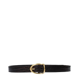 Ceinture Tom Ford en cuir marron coupe classique