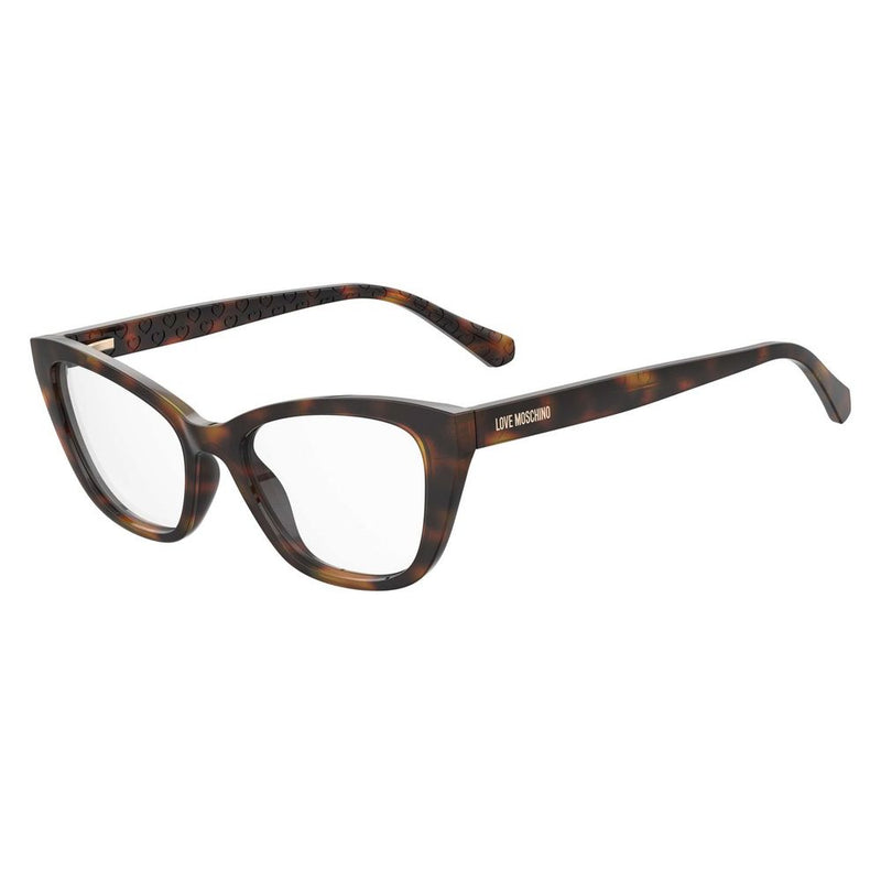Love Moschino Brown Cat Eye Glasses Frames for Women
