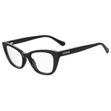 Love Moschino Black Cat Eye Glasses Frames for Women