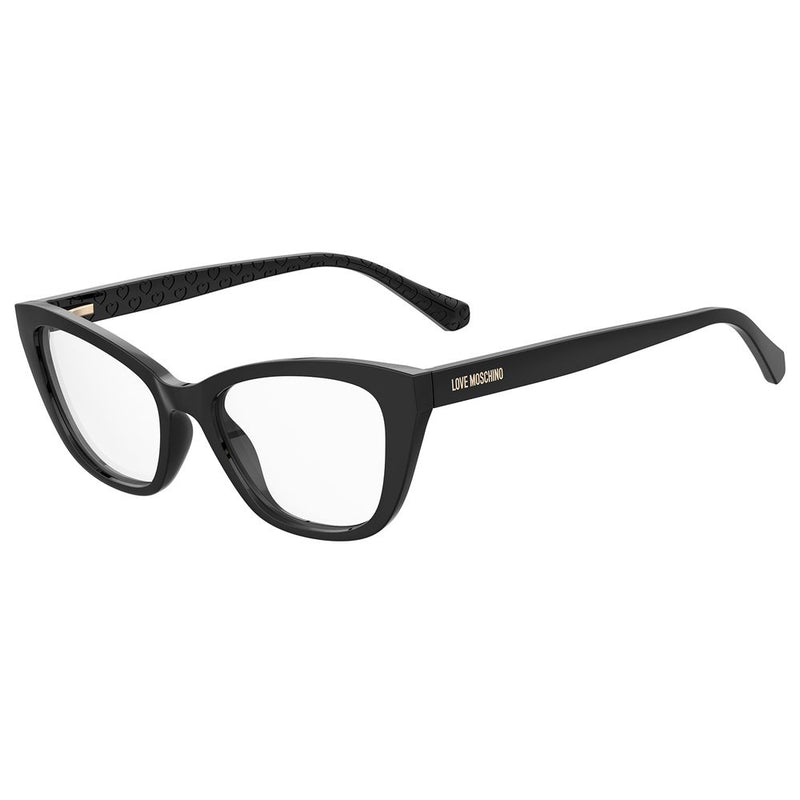 Love Moschino Black Cat Eye Glasses Frames for Women