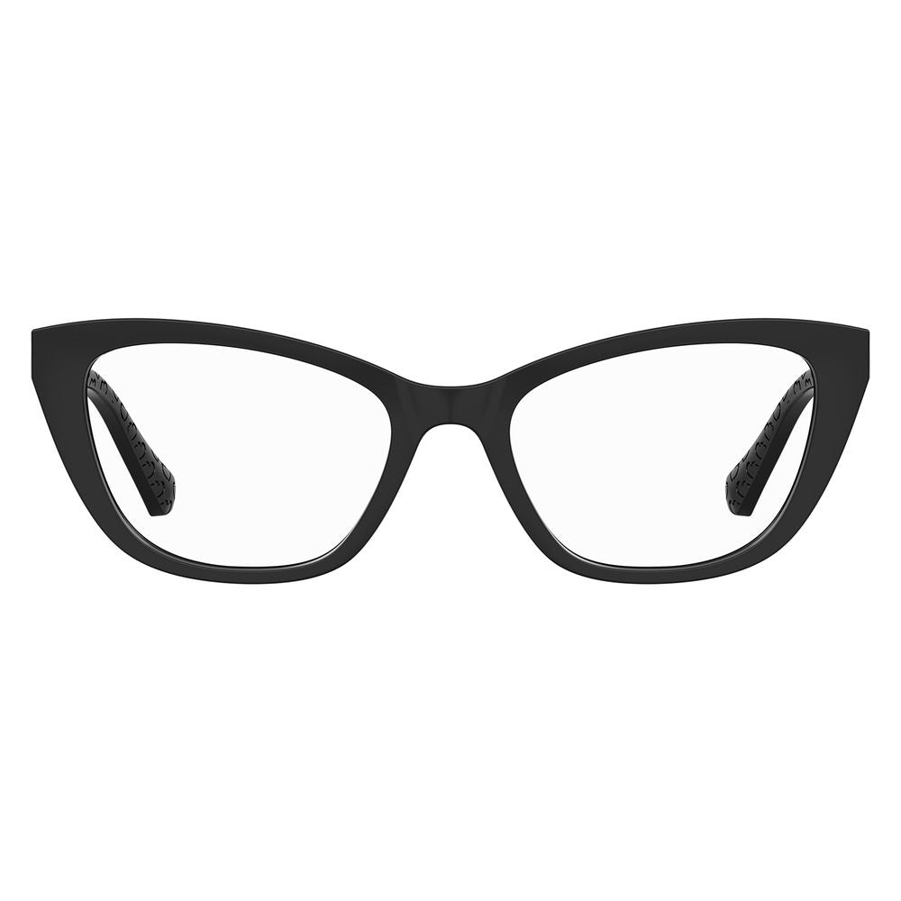 Love Moschino Black Cat Eye Glasses Frames for Women