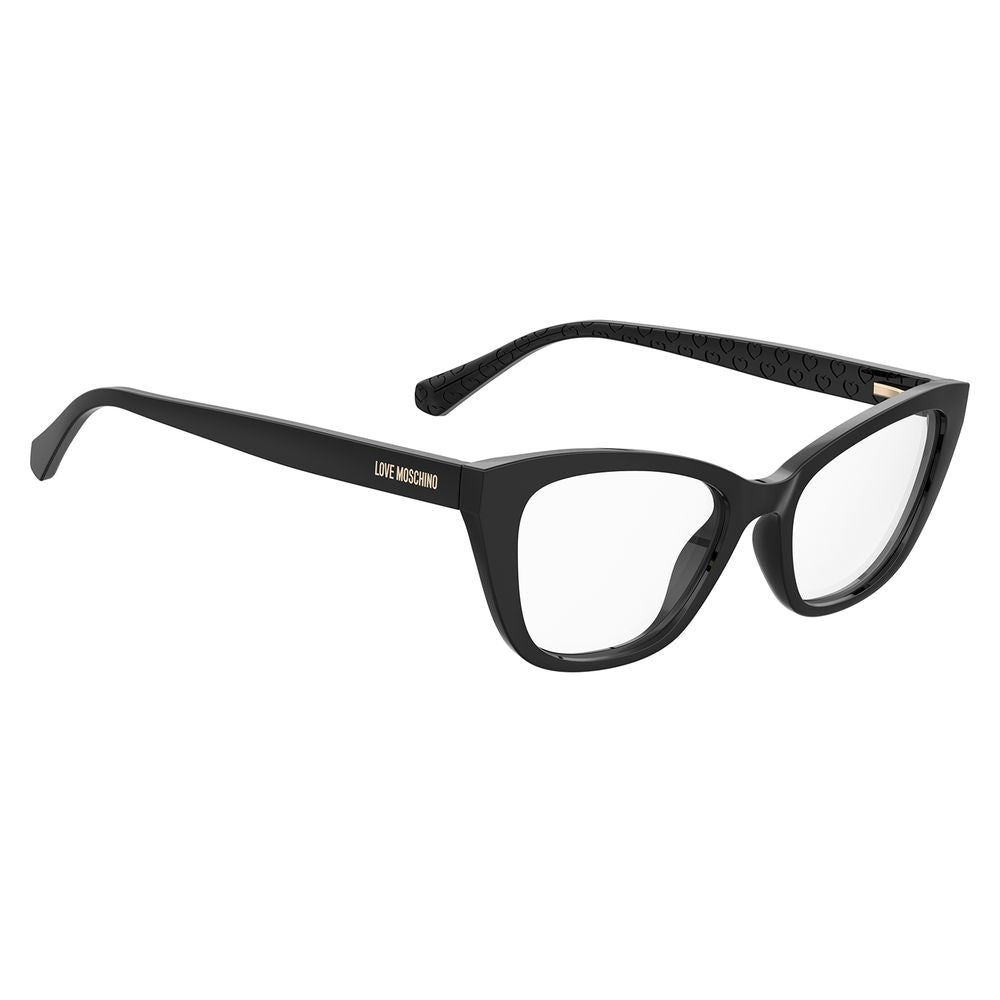 Love Moschino Black Cat Eye Glasses Frames for Women