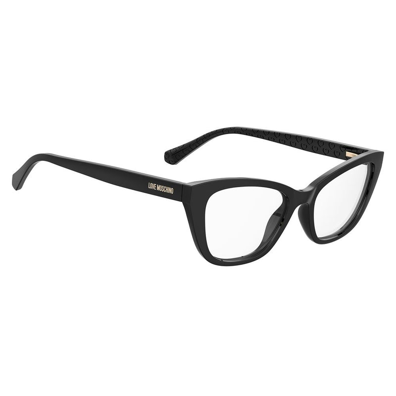 Love Moschino Black Cat Eye Glasses Frames for Women