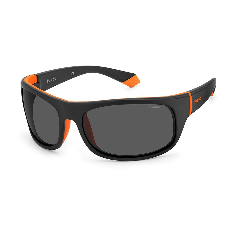 Polaroid Black Rubber Sunglasses for Men