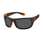 Polaroid Black Rubber Sunglasses for Men