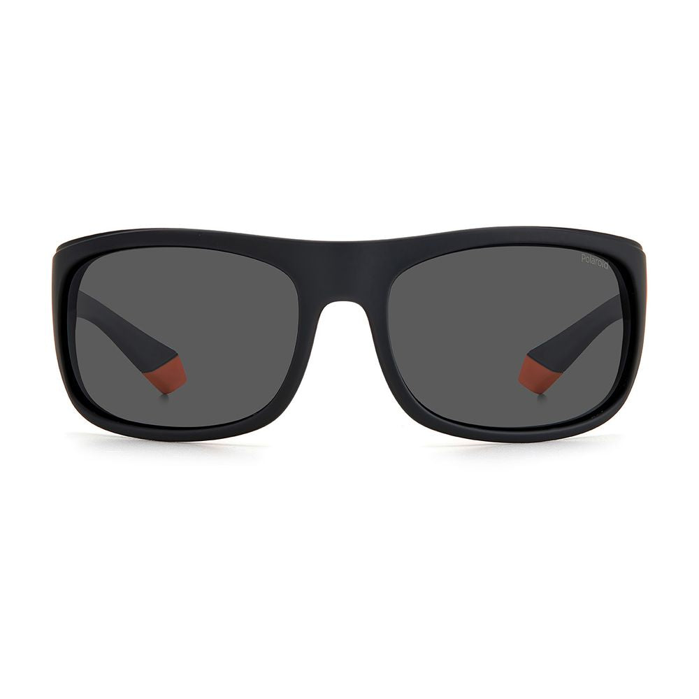 Polaroid Black Rubber Sunglasses for Men