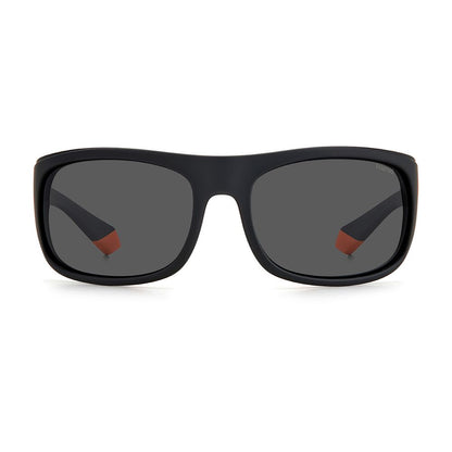 Polaroid Black Rubber Sunglasses for Men