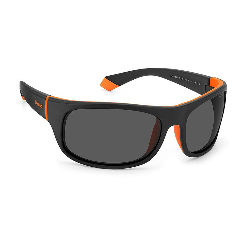Polaroid Black Rubber Sunglasses for Men
