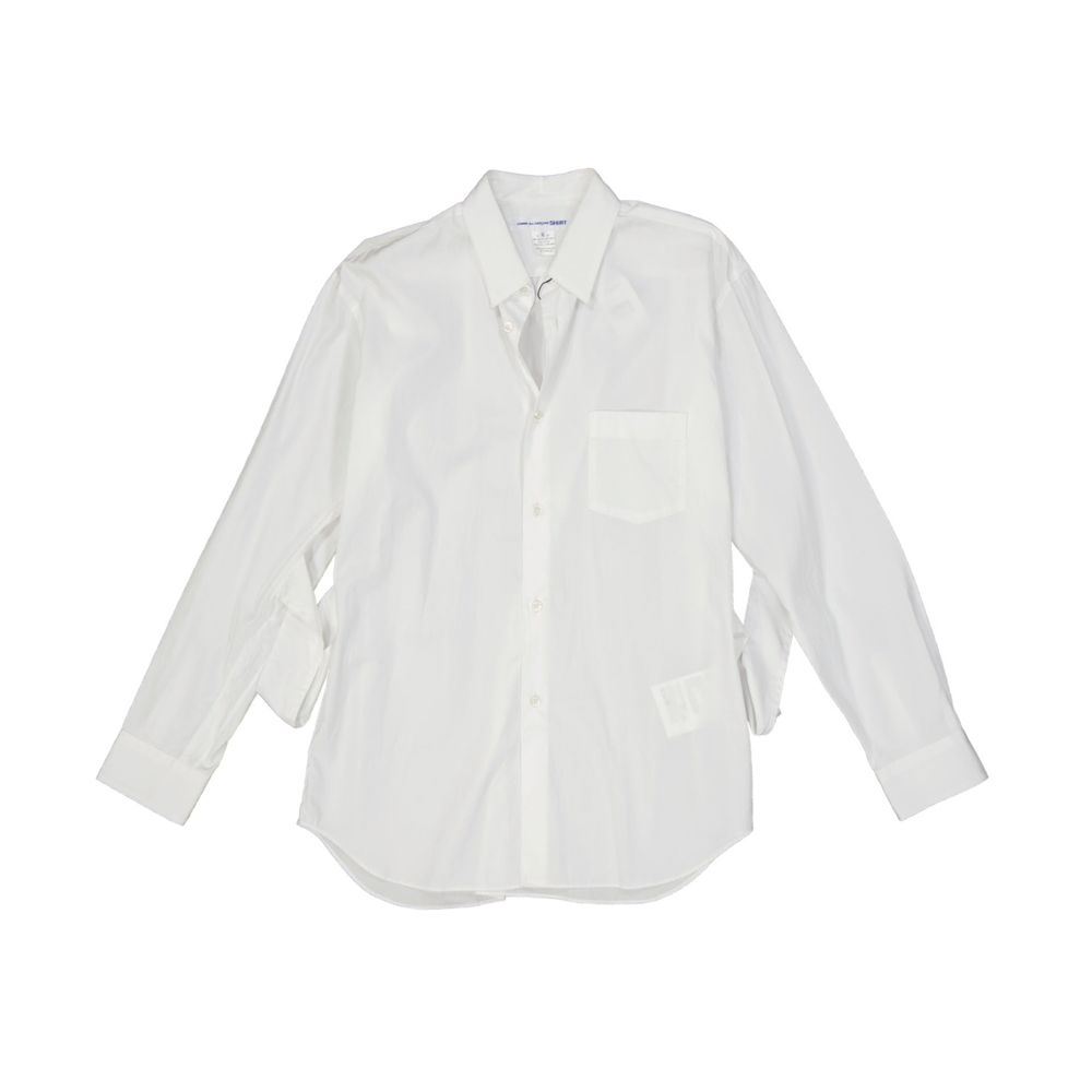 Comme Des Garçons wit katoenen overhemd