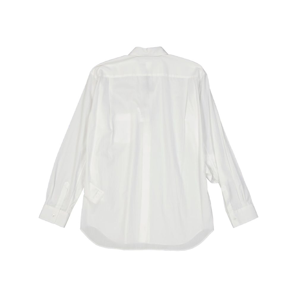 Comme Des Garçons wit katoenen overhemd