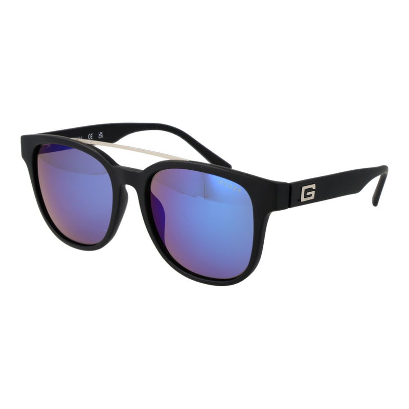 Guess Black Plastic Square Sunglasses for Men