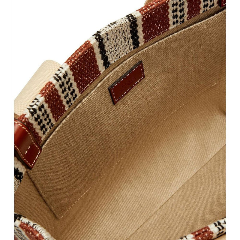 Chloé Brown Linen Tote Bag - Elegant and Versatile