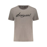 Desigual Varsovia T-shirt en coton gris pour femmes