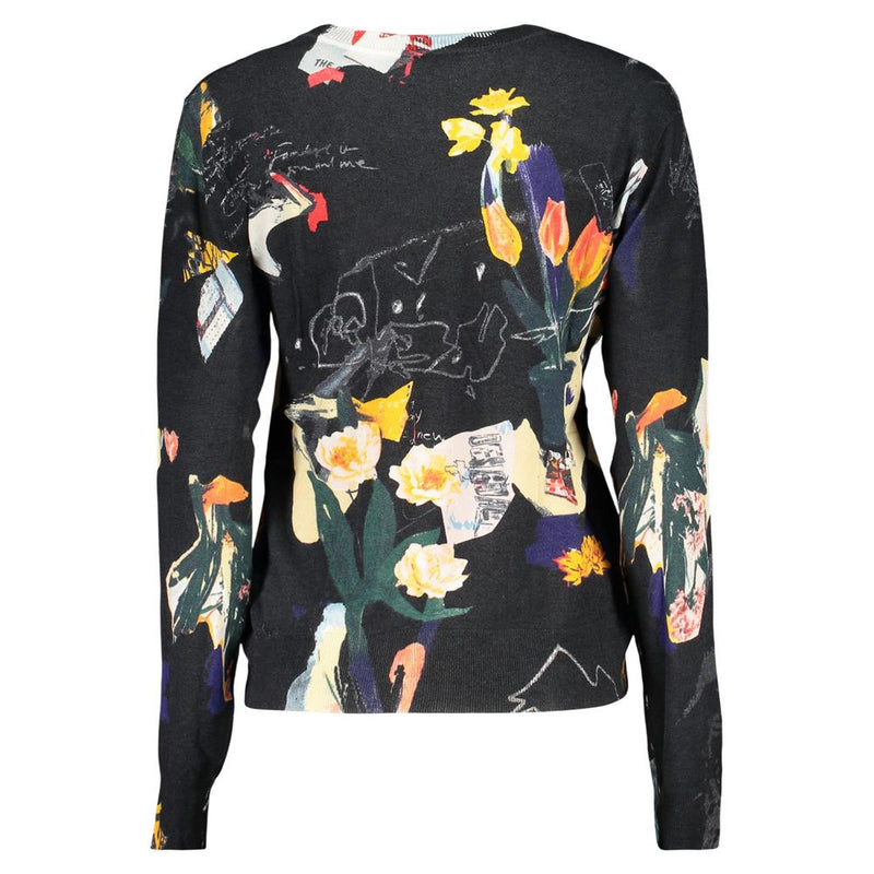 Desigual Nantes Black Viscose Women's Sweater