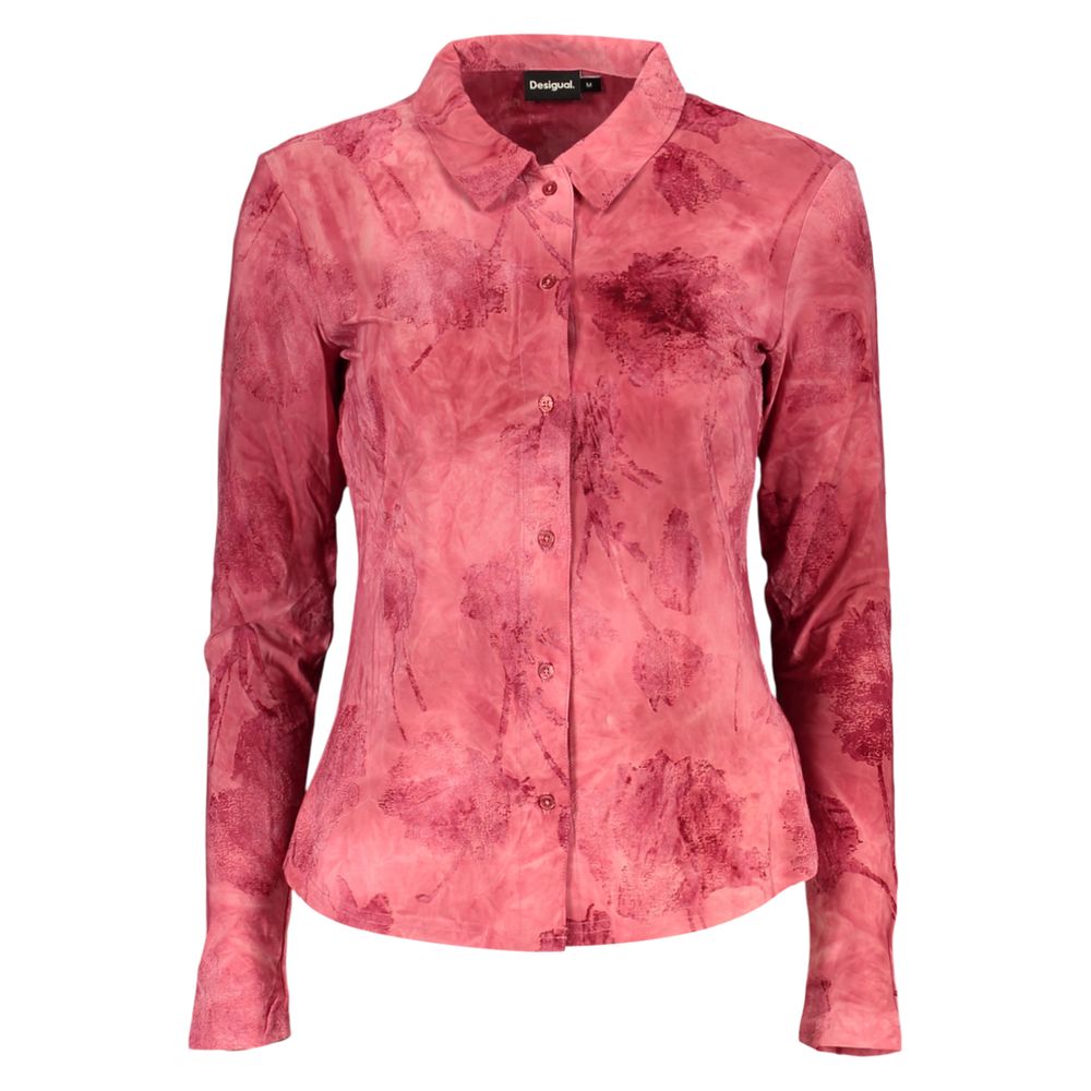 Desigual Rosso Long-Sleeved Shirt for Women