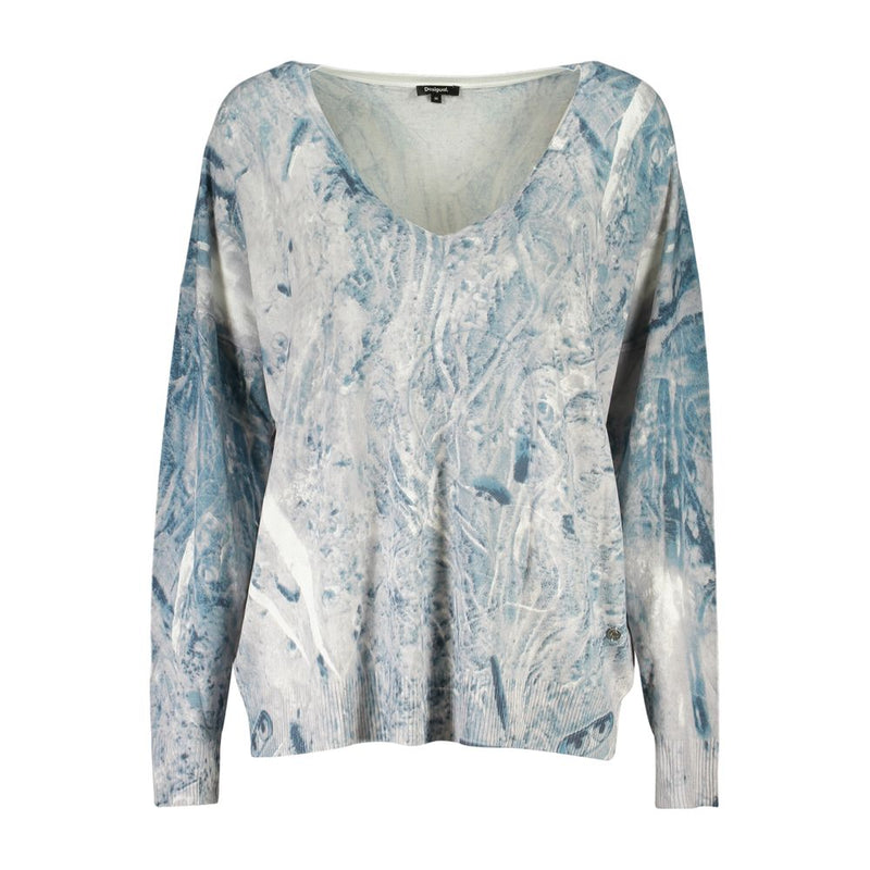 Desigual Azzurro Viscosa Femme Sweater