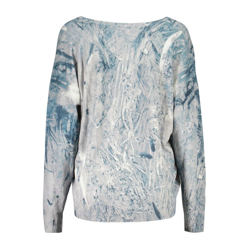 Desigual Azzurro Viscosa Femme Sweater