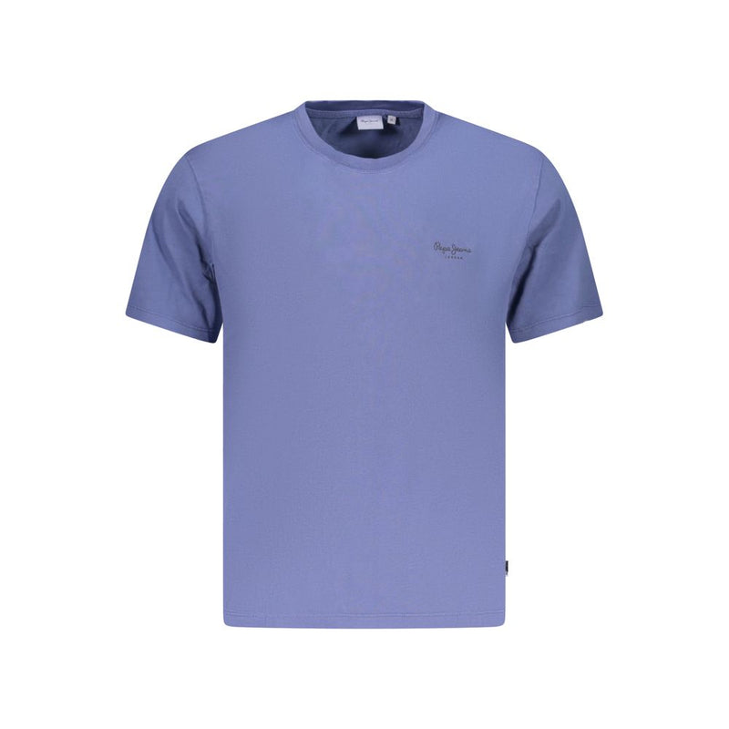 Pepe Jeans blauw katoenen T-shirt voor heren