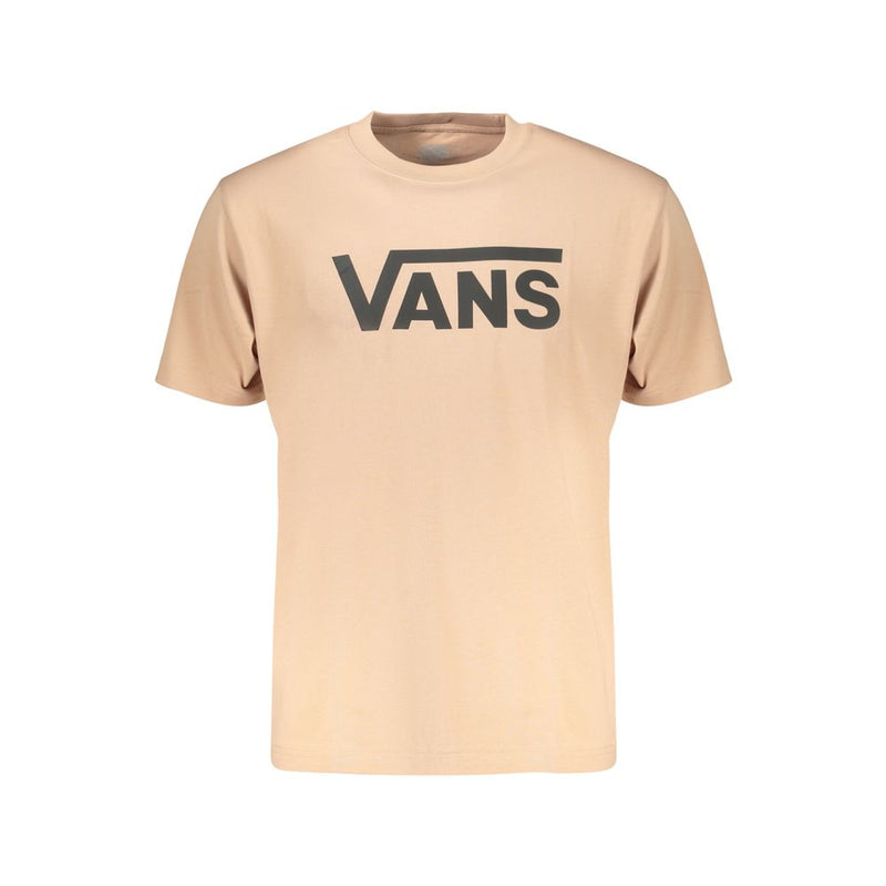 Vans Marrone Cotton Men T-Shirt