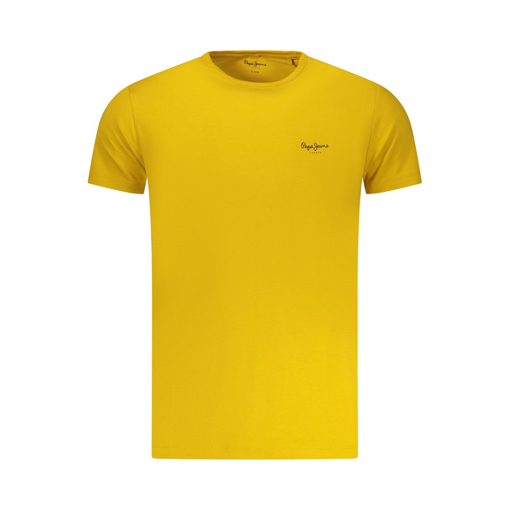 Pepe Jeans Giallo Katoenen T-shirt voor Heren