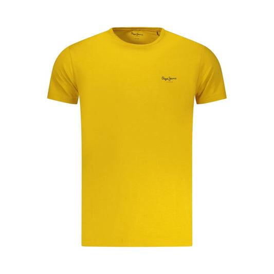 Pepe Jeans Giallo Katoenen T-shirt voor Heren